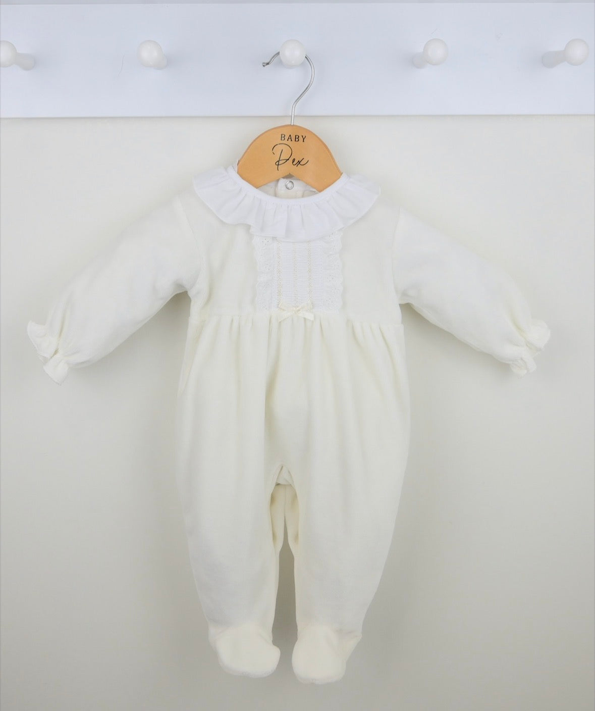 Hannah Pex Ivory Sleepsuit