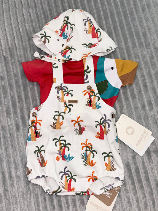Mayoral Parrot Romper Set
