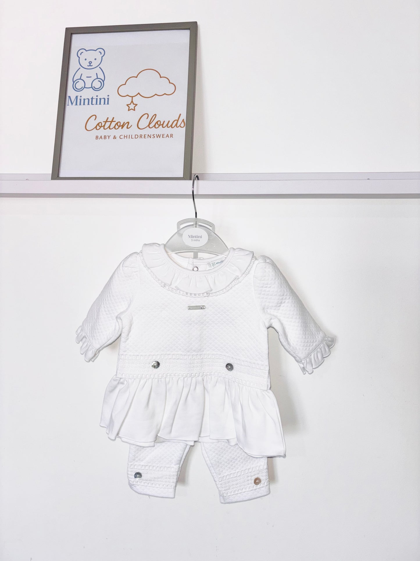 Mintini White Tunic Set AW25