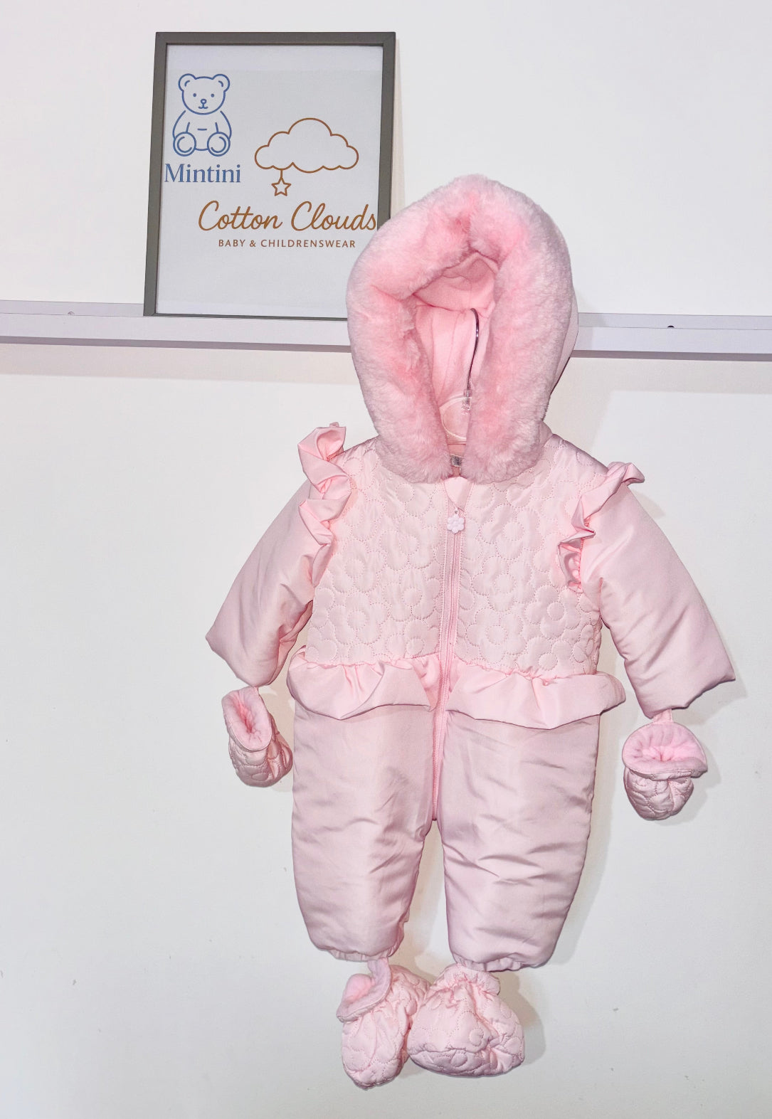 Mintini Pink Snowsuit