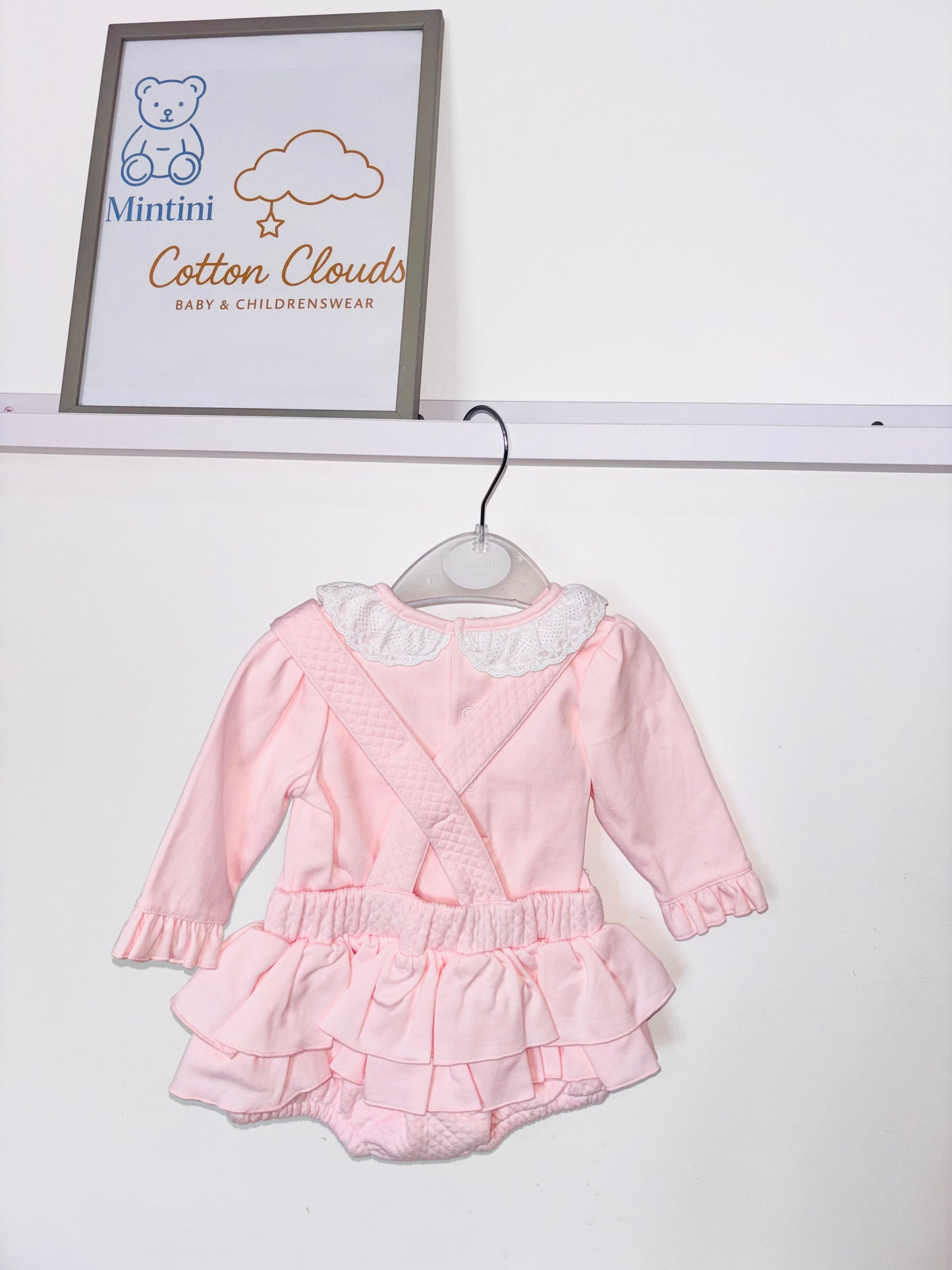 Mintini Pink Pinafore AW25