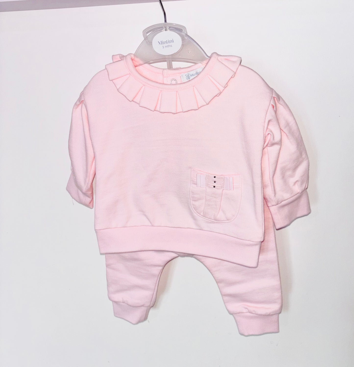 Mintini Frill Pink Jogsuit AW25