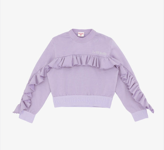 Lelli Kelly Lilac Ruffle Sweatshirt