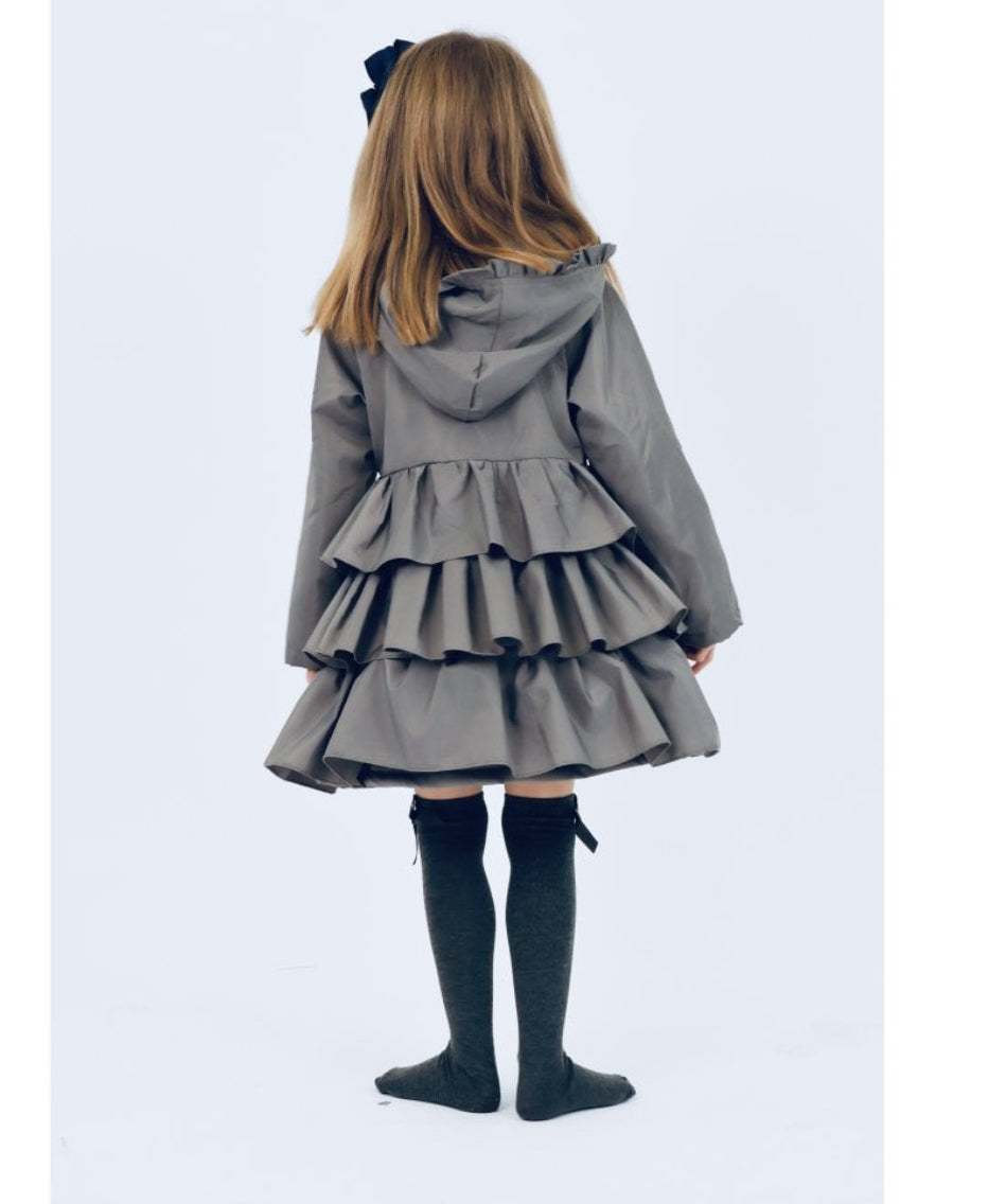Grey Harris Kids Coat
