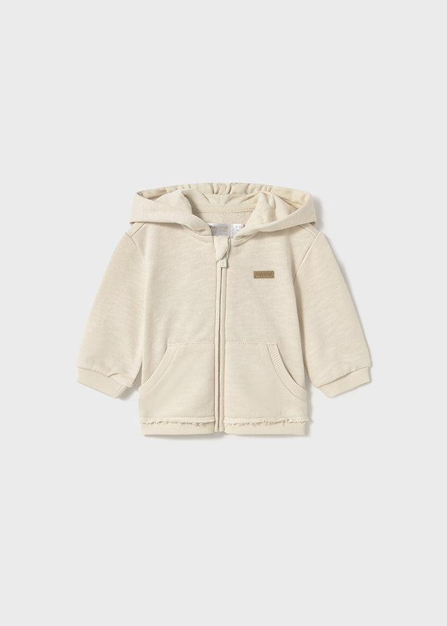 Mayoral Beige Fleece Pullover