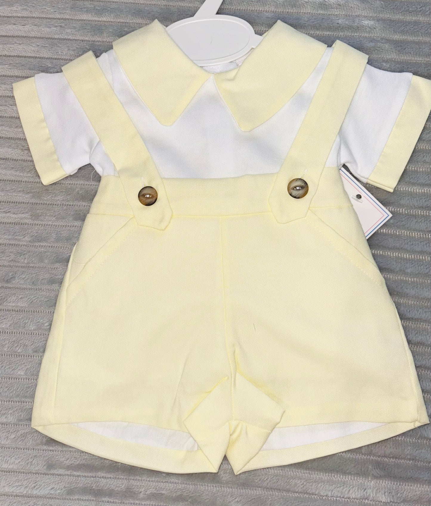 Lemon Dungaree Set