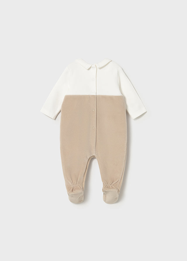 Mayoral Beige Cord Romper