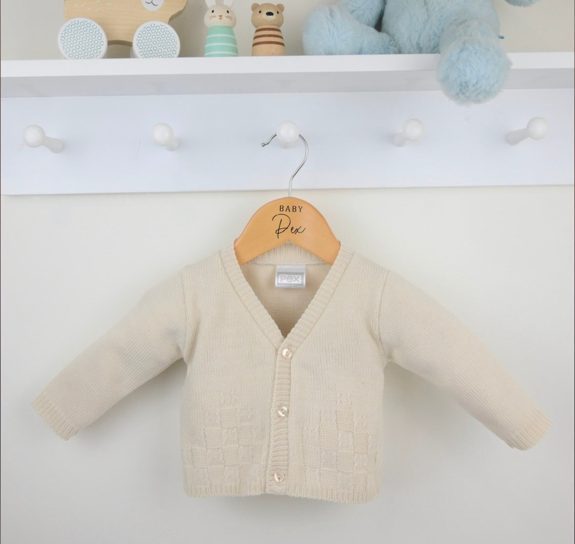 Pex Beige Bertie Cardigan