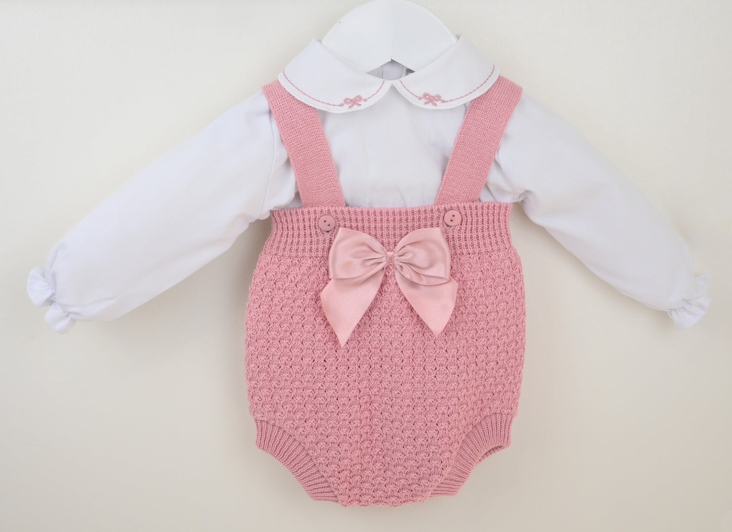 Pex Dusky Pink Lucinda Dungaree Set