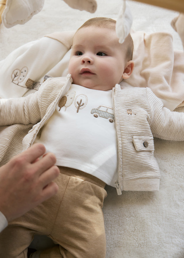 Mayoral Beige 3 Piece Tracksuit
