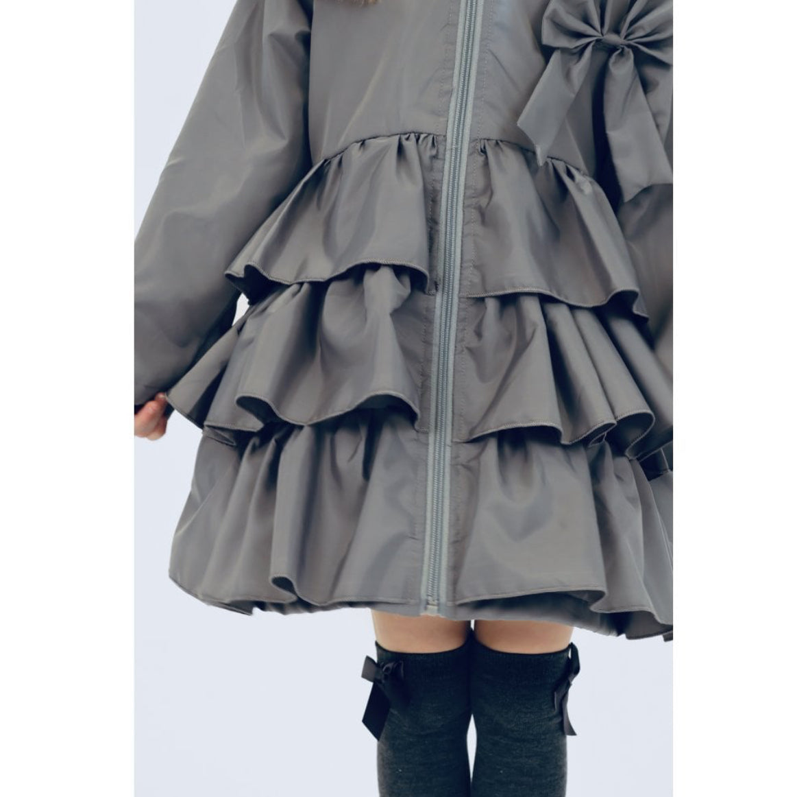 Grey Harris Kids Coat