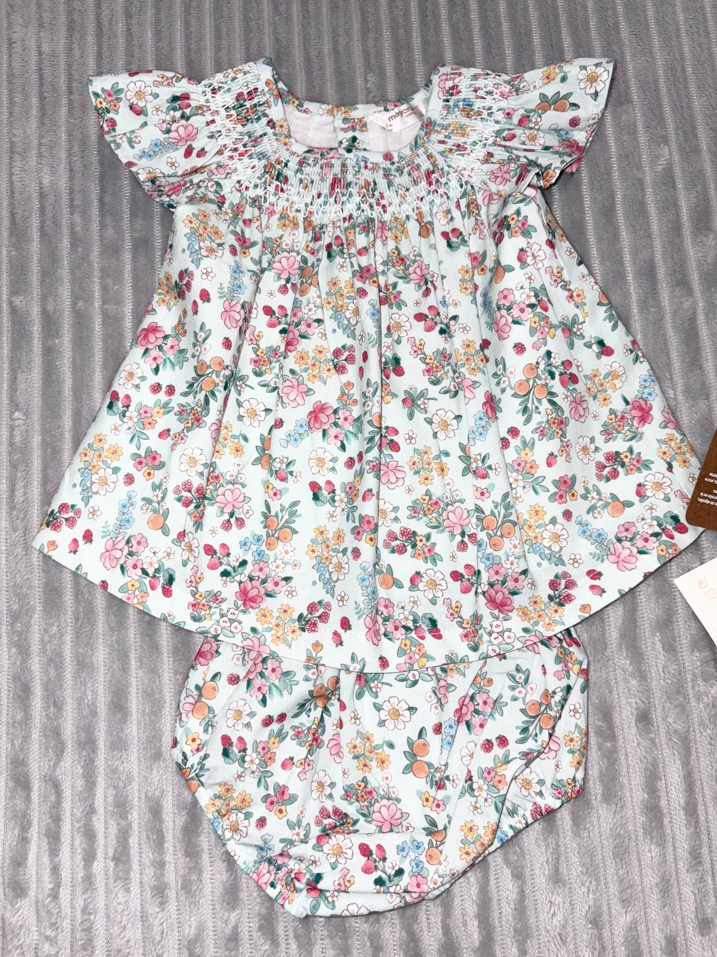 Mayoral Floral Dress Set