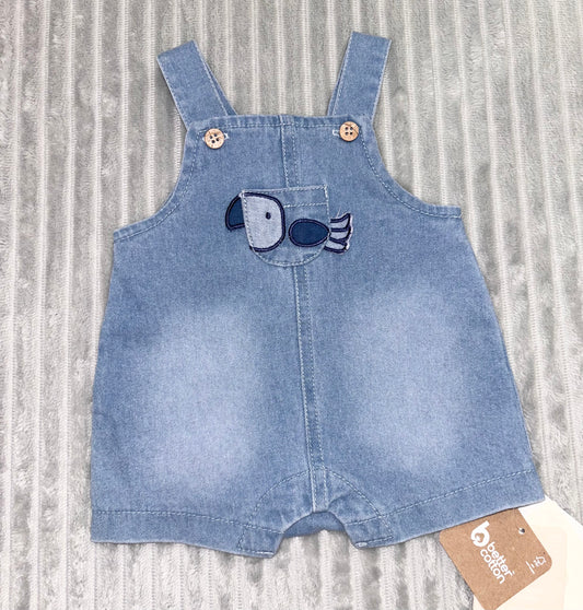 Mayoral Parrot Denim Dungaree