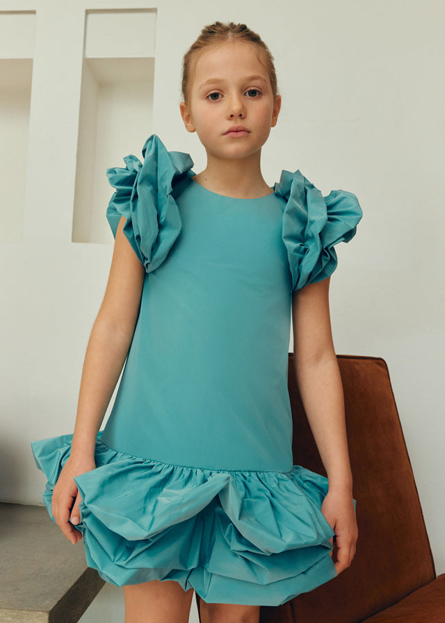 Abel & Lula Cloud Taffeta Dress