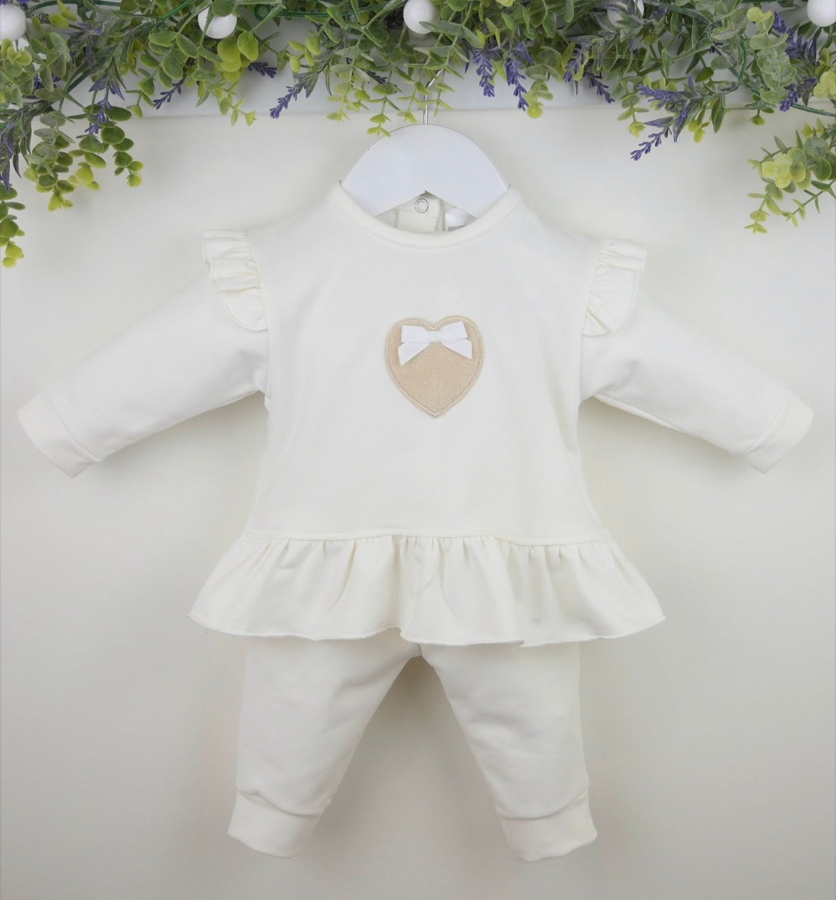 Pex Portia Heart Ivory Trouser Set