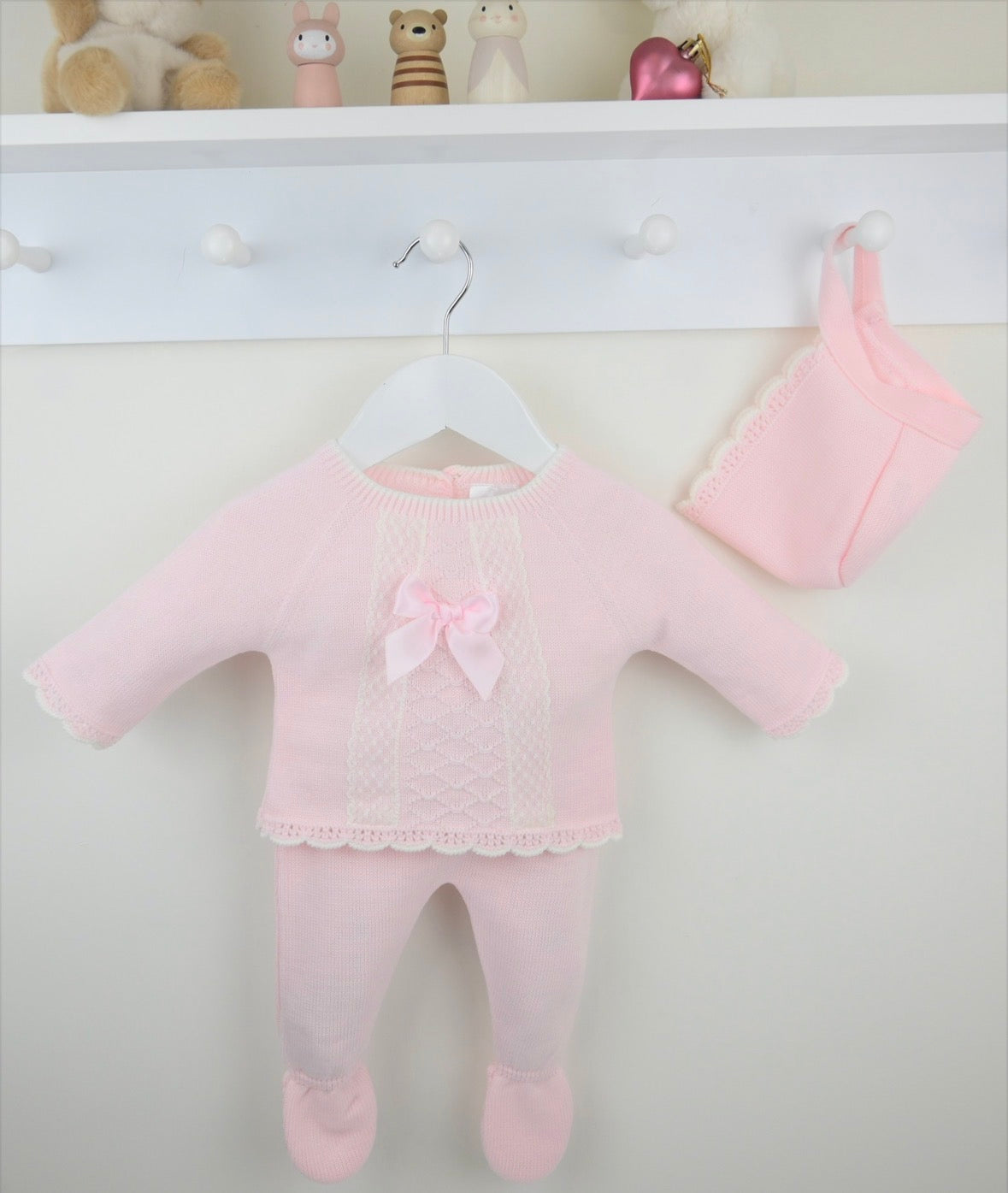 Pex Tilda Knitted Outfit Pink