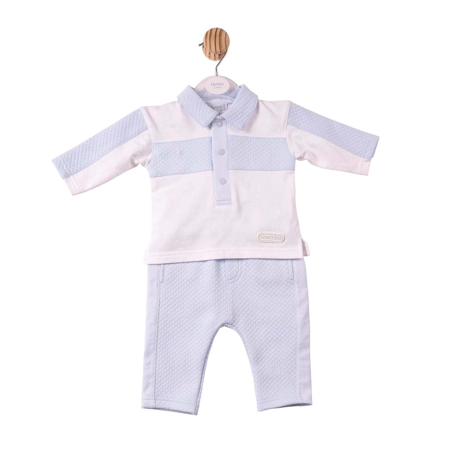 Mintini Blue Polo & Trouser