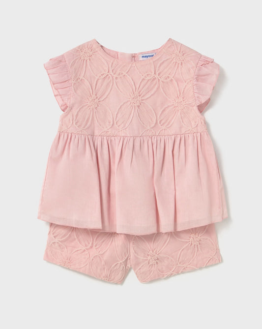 Mayoral Tulle Shorts Set