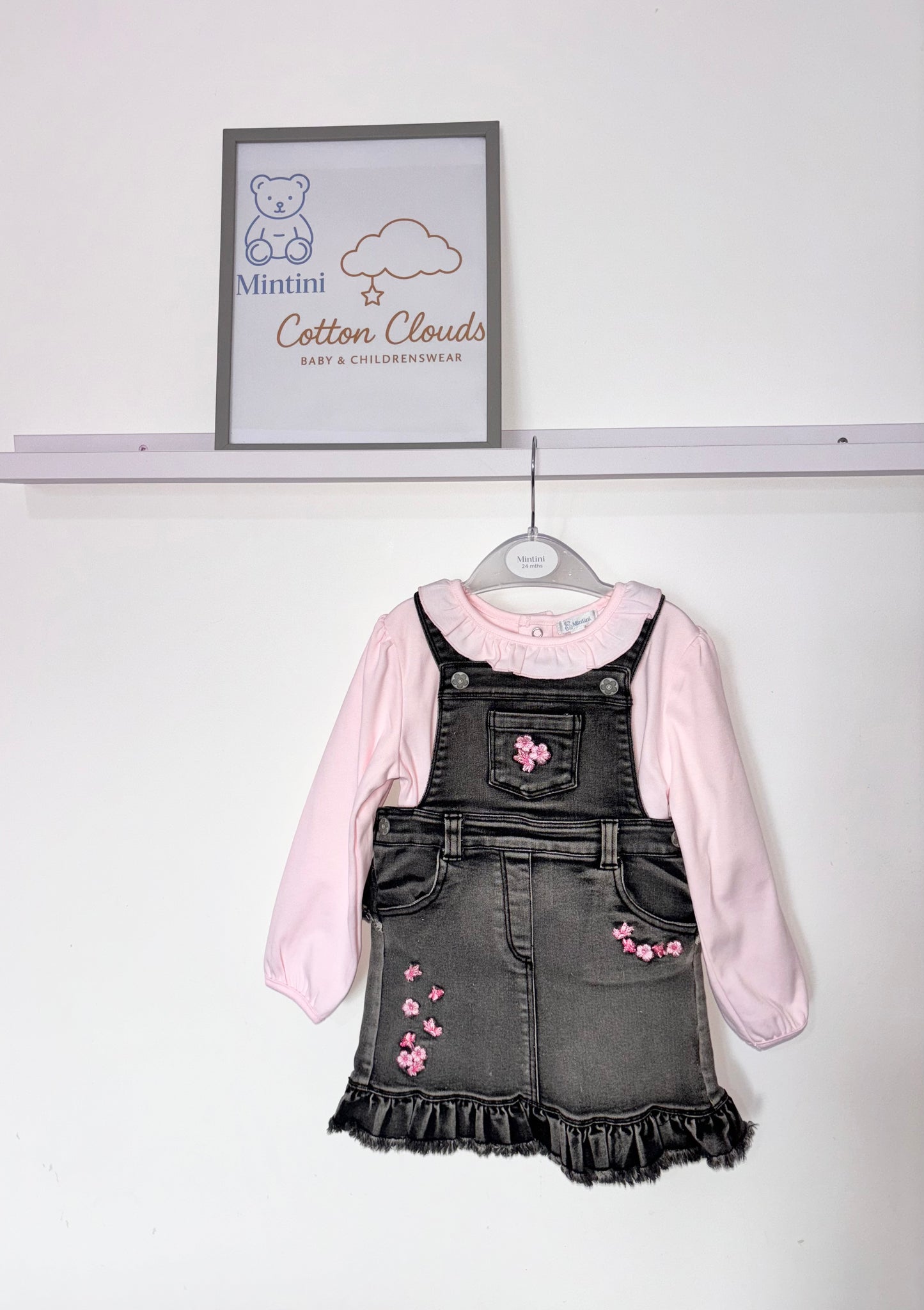 Mintini Denim Pinafore Set AW25