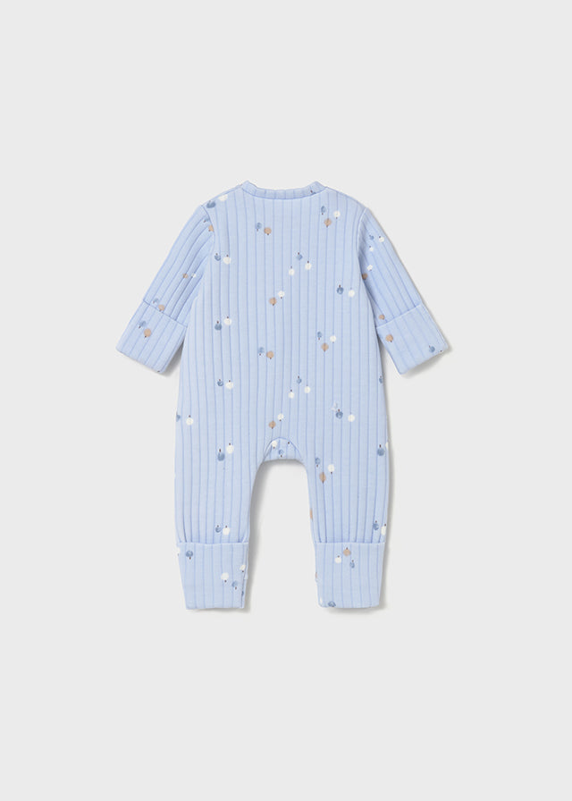 Mayoral Blue Ribbed Onesie