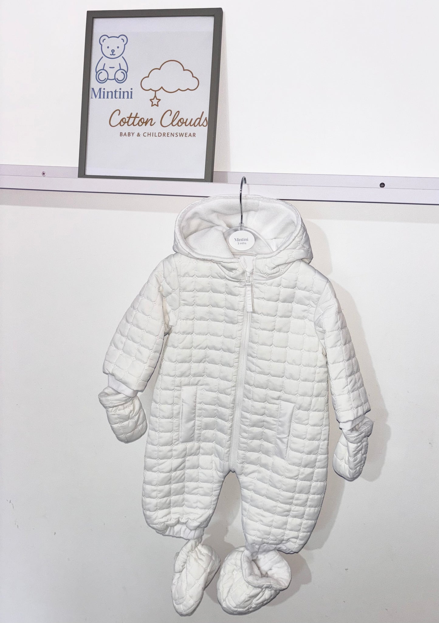 Mintini AW25 White Snowsuit