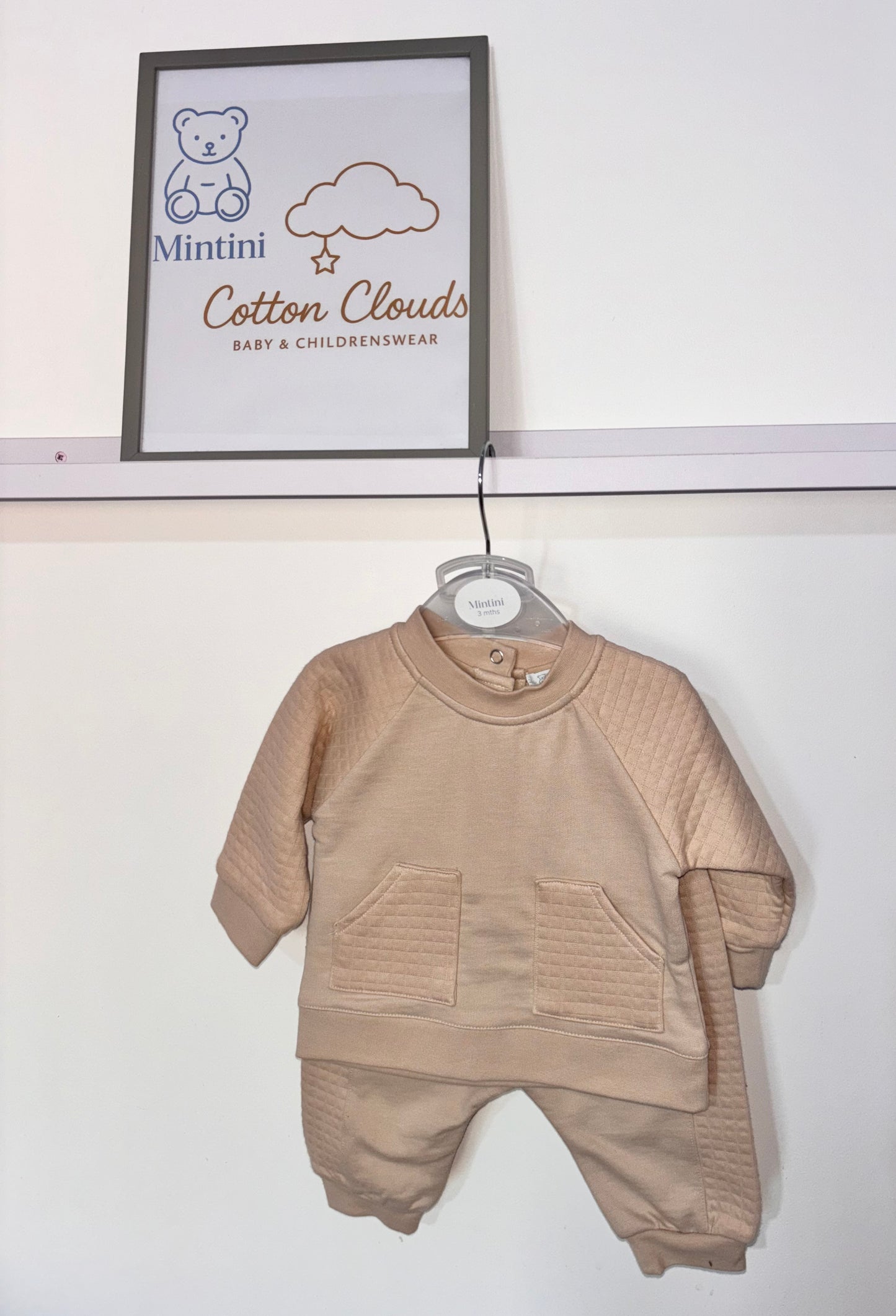 Mintini Beige Jogsuit AW25