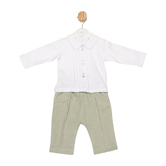 Mintini Sage Cord Trouser Set