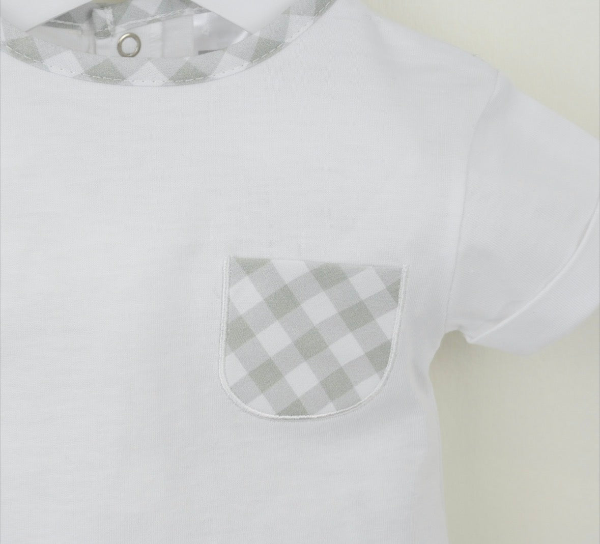 Pex Sage Green Flynn Check Shorts Outfit