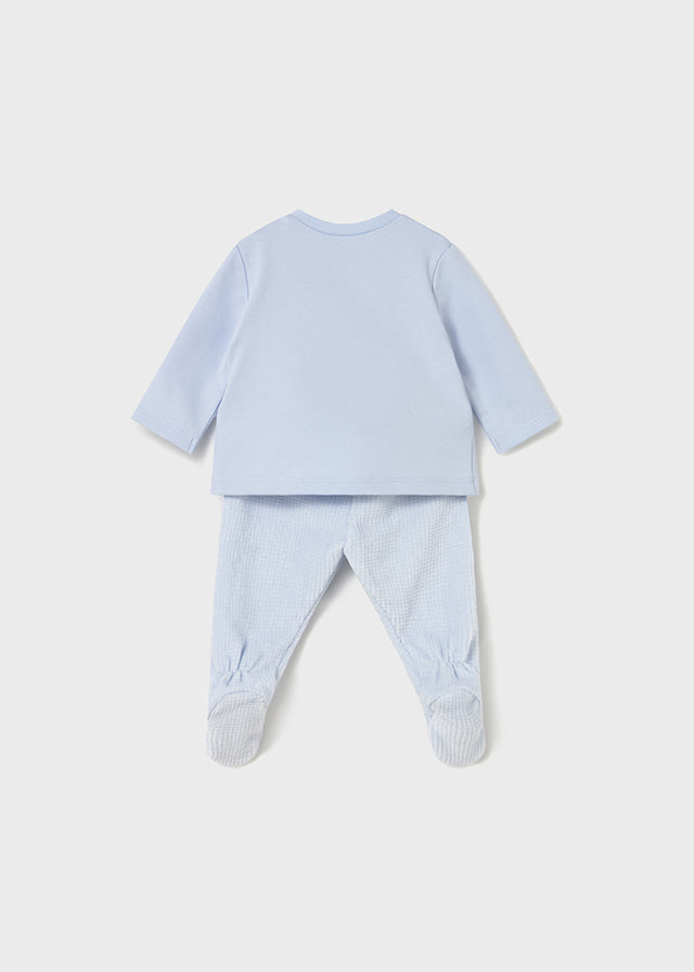 Mayoral Blue Bunny Trouser Set