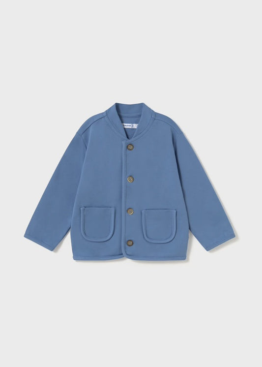 Mayoral Blue Terry Jacket