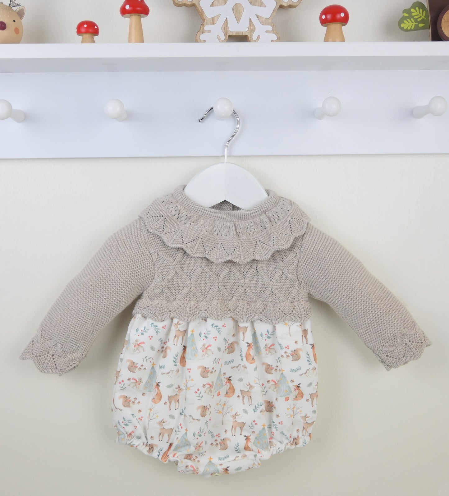 Preorder Pex Winter Friends Natural Romper