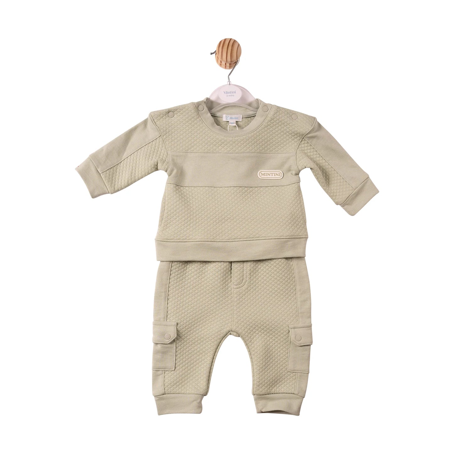 Mintini Sage Jacquard Jogsuit