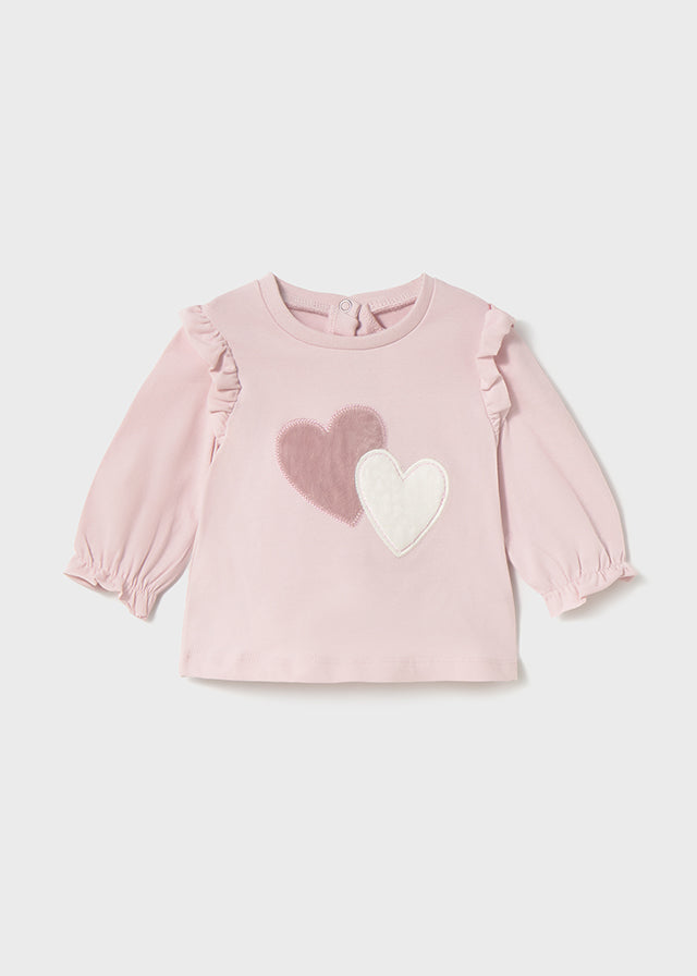Mayoral Pink Heart Trouser Set