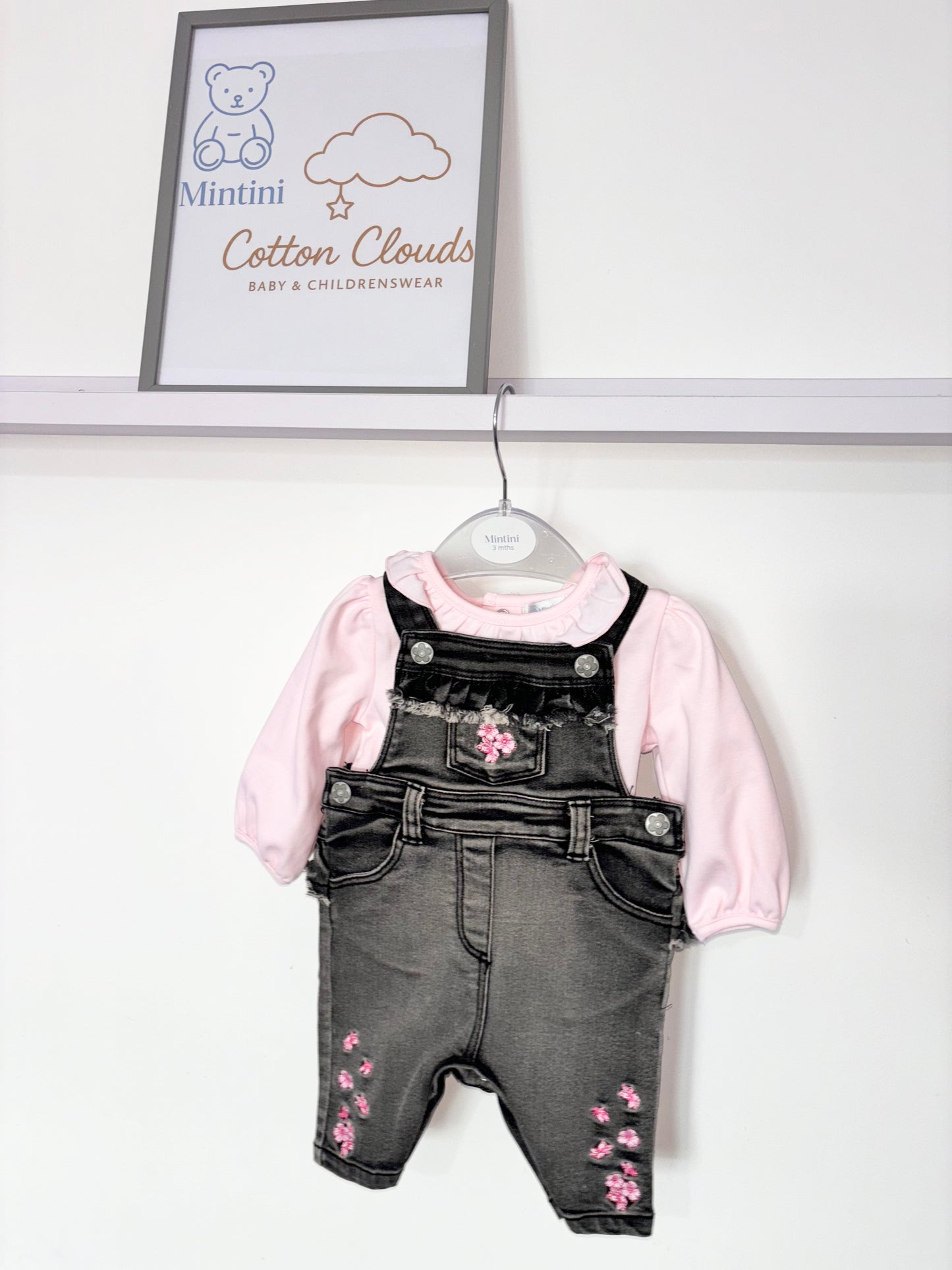 Mintini Denim Dungaree Set AW25