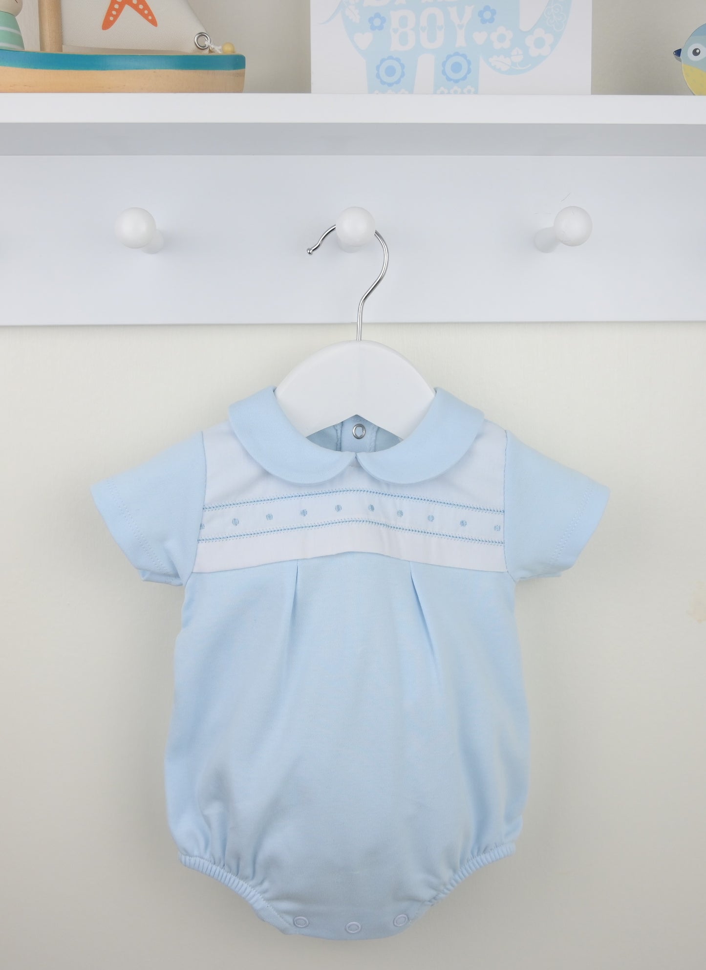 Pex Blue Dot Romper