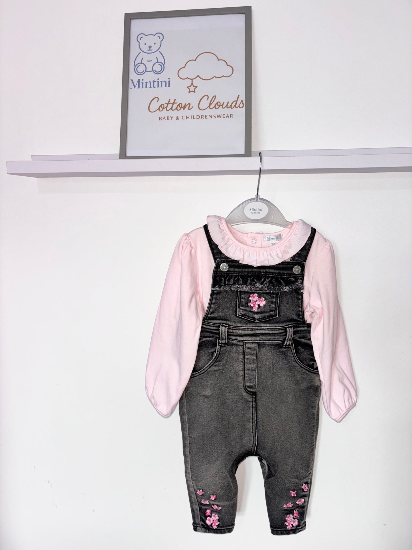 Mintini Denim Dungaree Set AW25