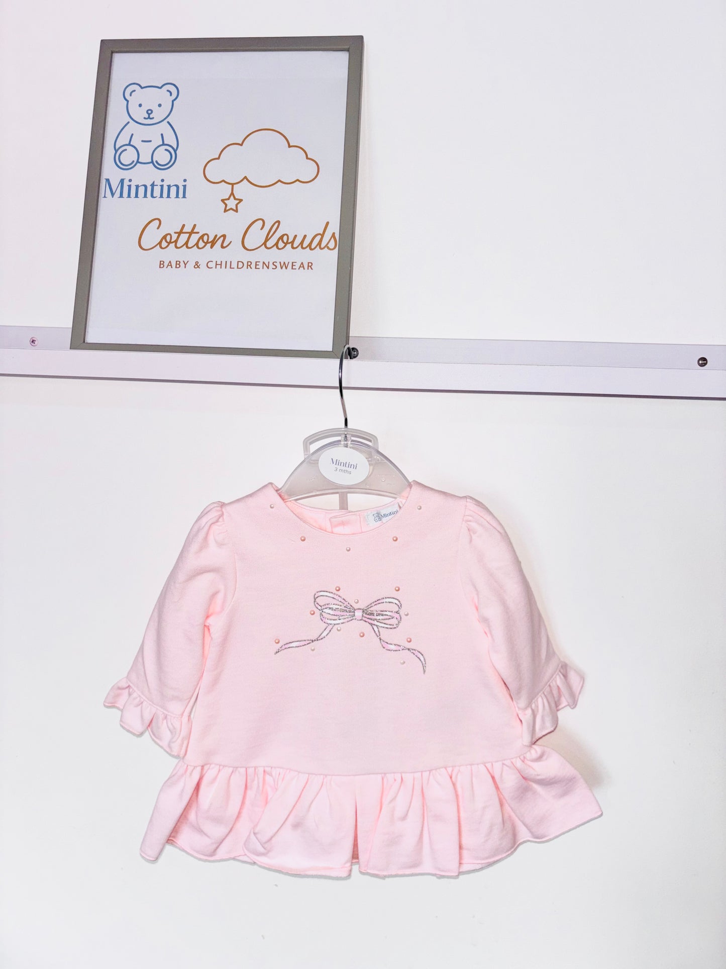 Mintini Pink Bow Jam Set AW25