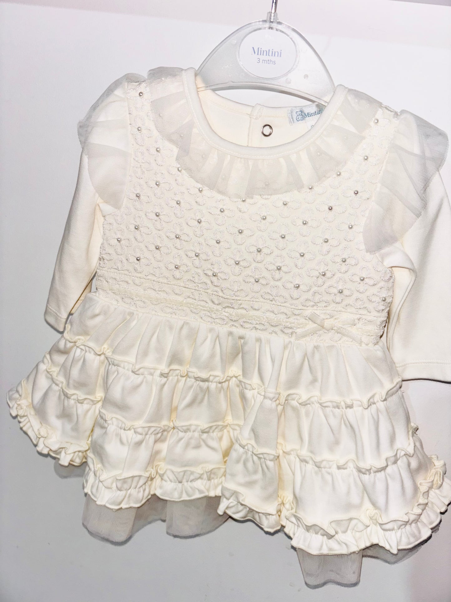 Mintini Ivory Pearl Dress AW25