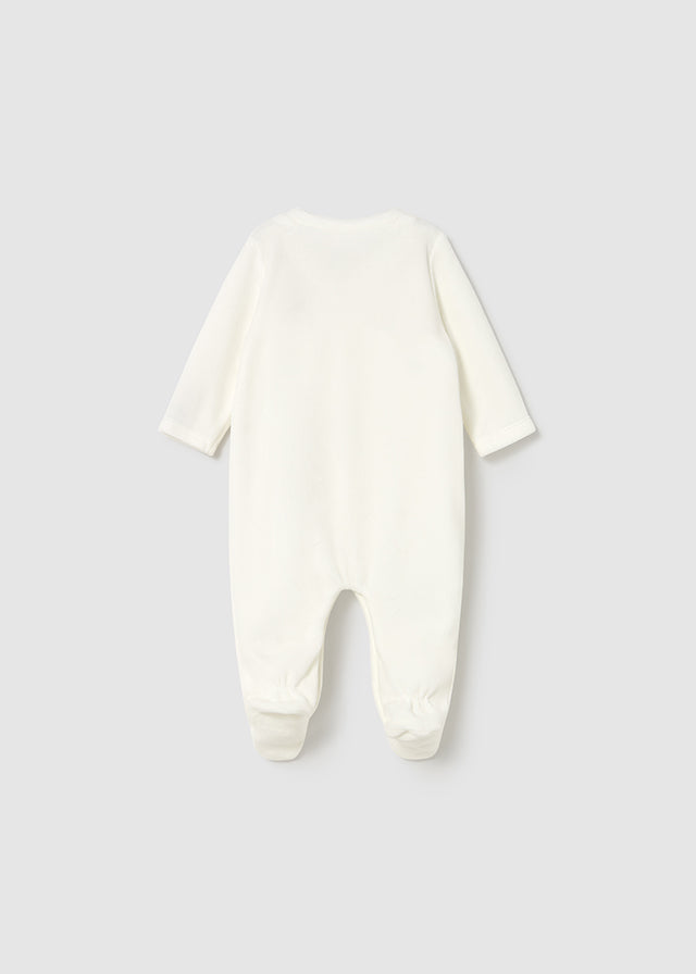 Mayoral Two Pack Velour Onesies