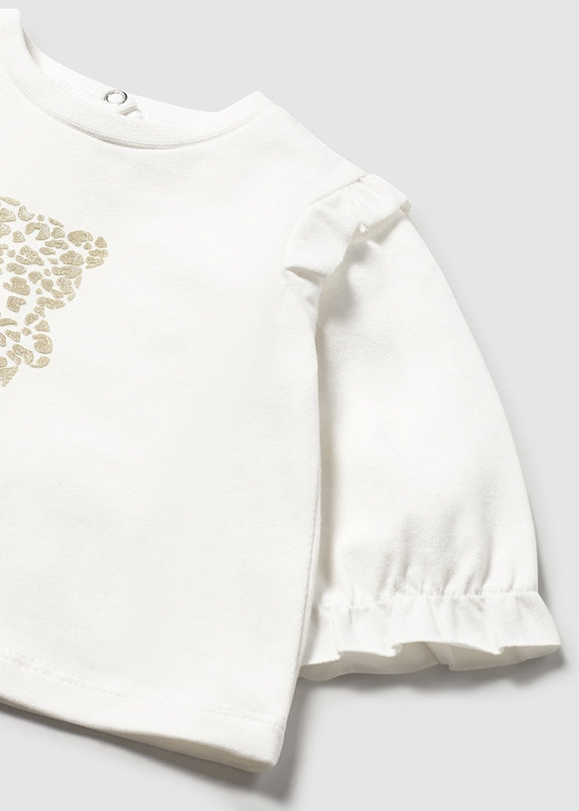Mayoral Beige Bear Trouser Set