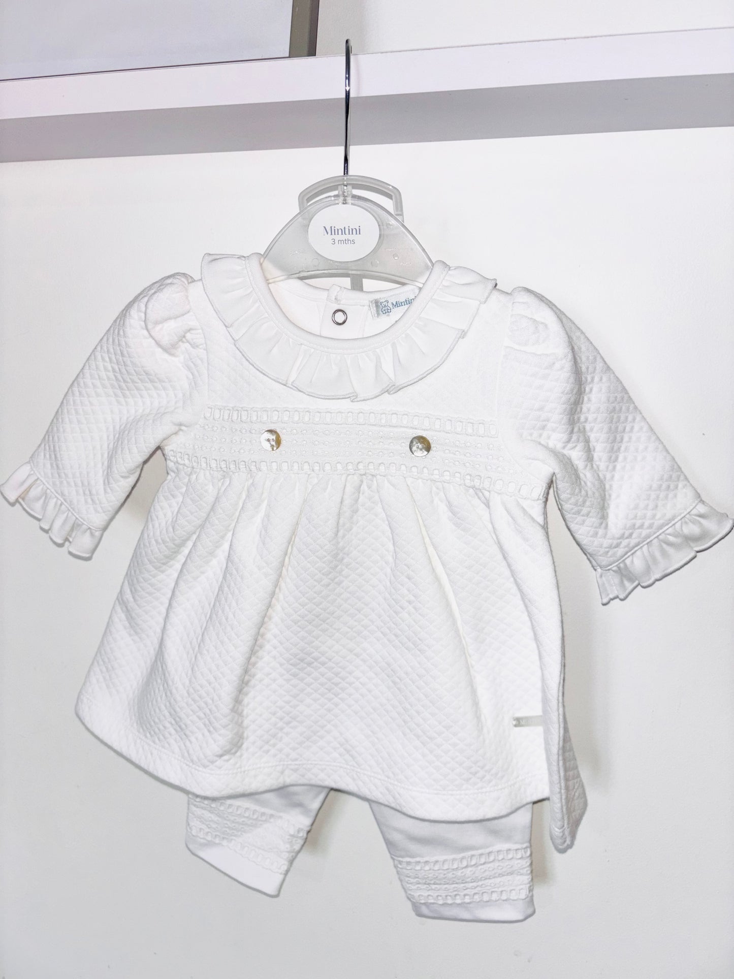 Mintini White Trouser Set AW25
