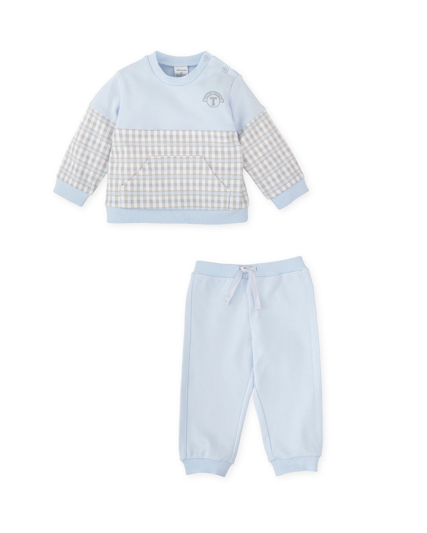 Tutto Piccolo Blue Check Outfit