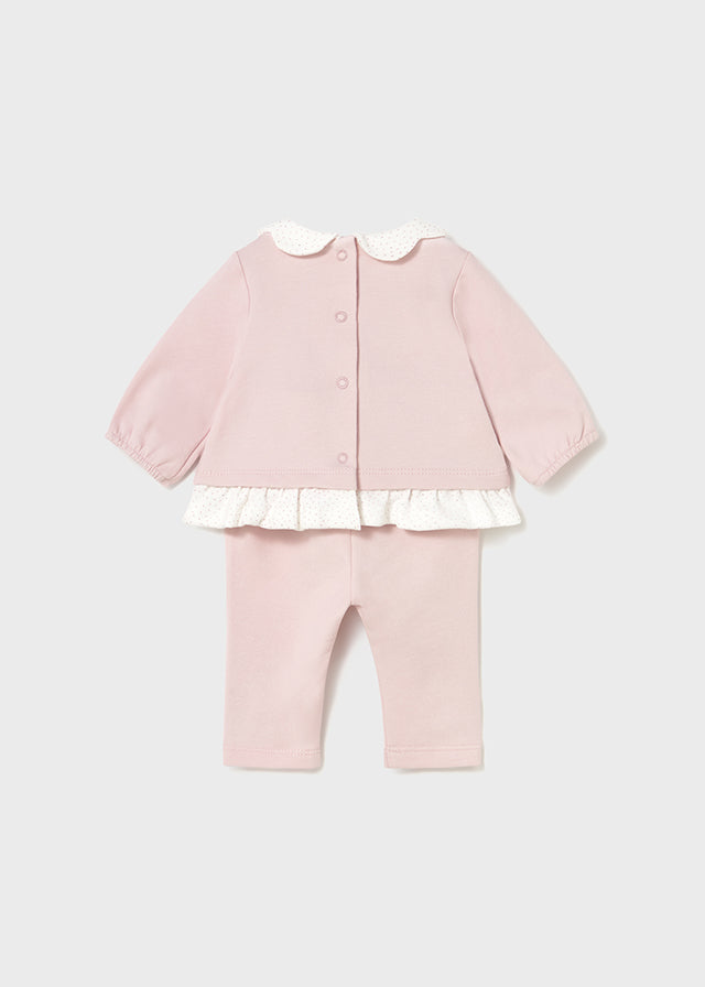 Mayoral Pink Fleece Leggings Set