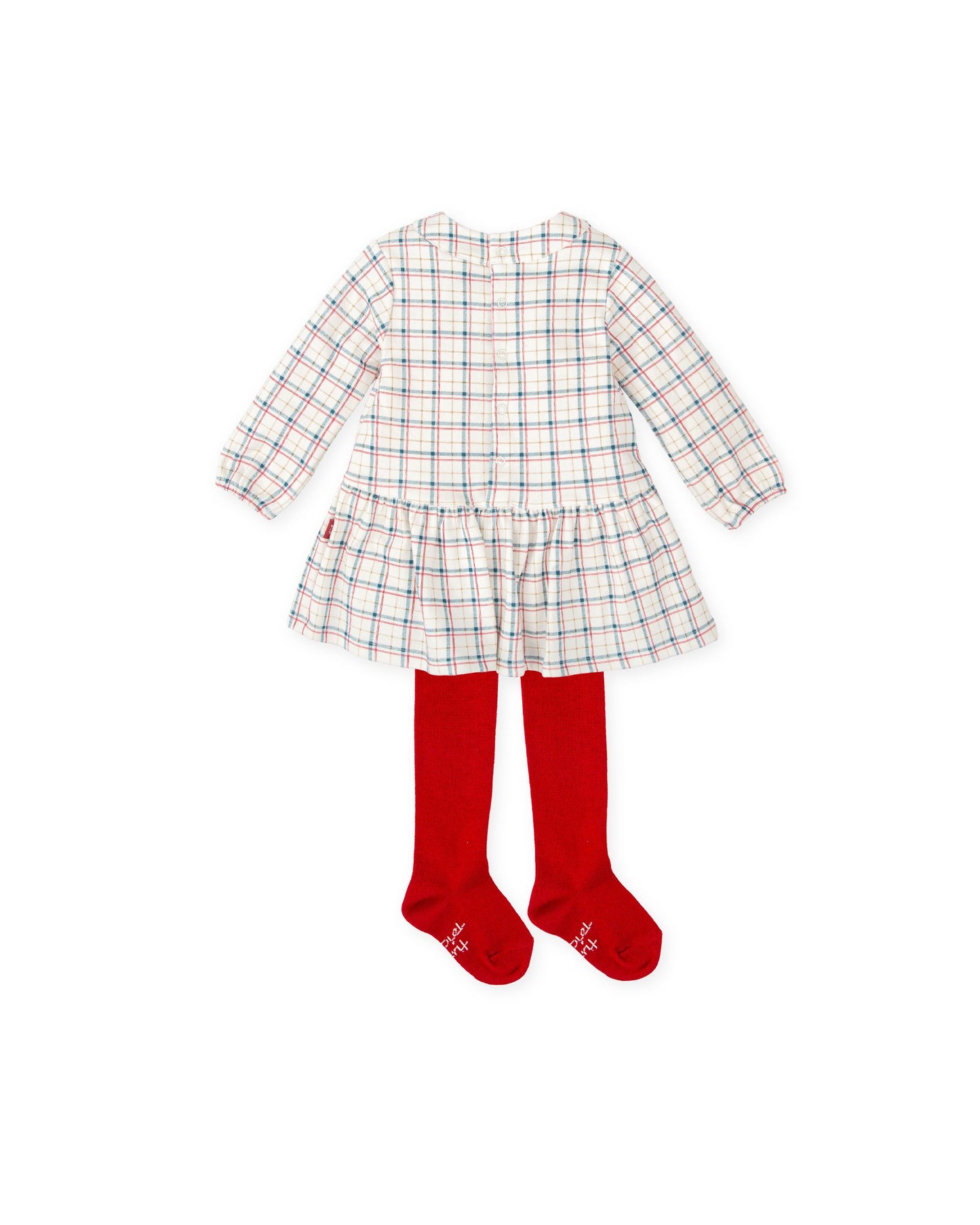 Tutto Piccolo Check Dress & Tights