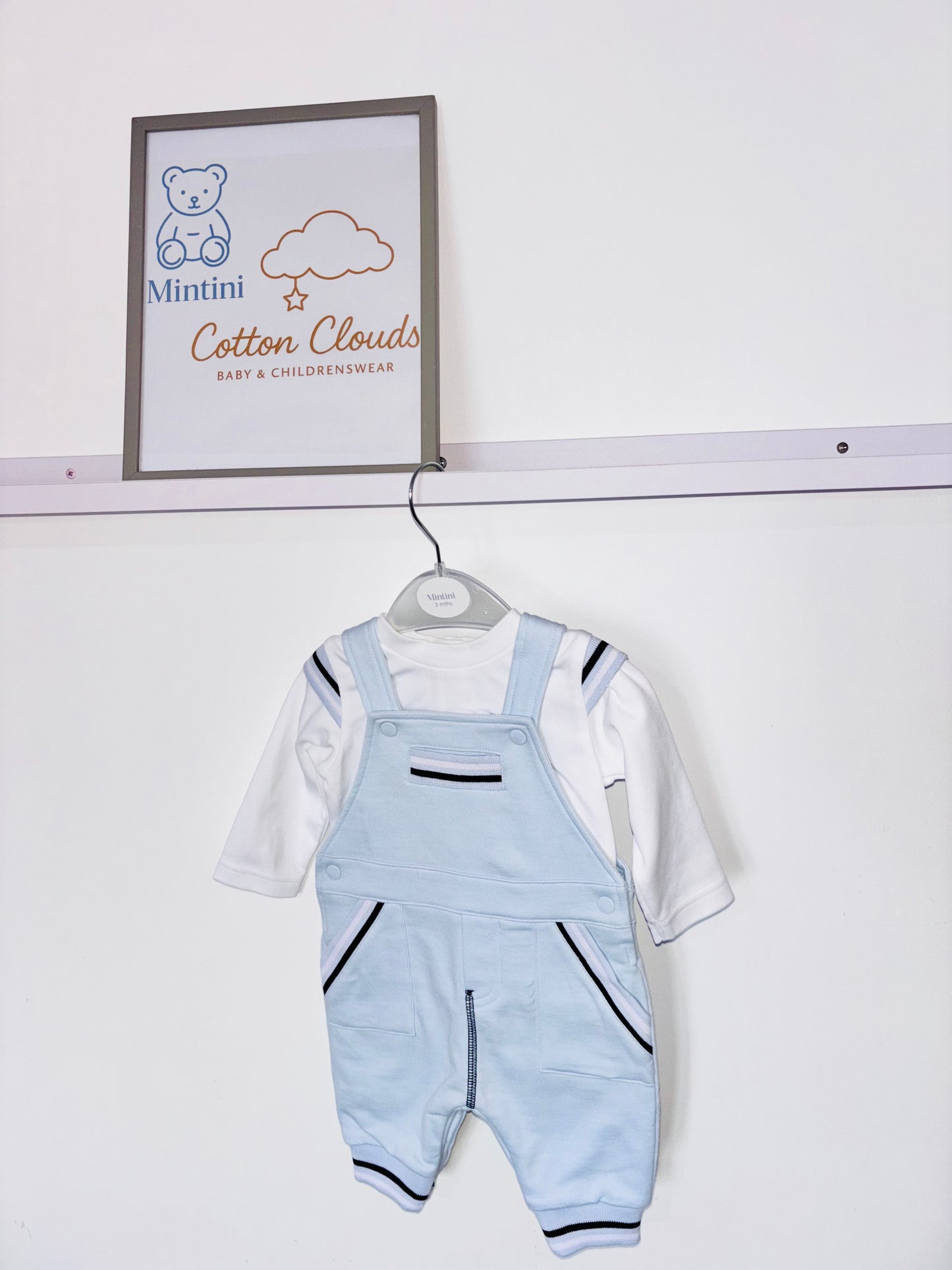 Mintini Contrast Dungaree Set AW25