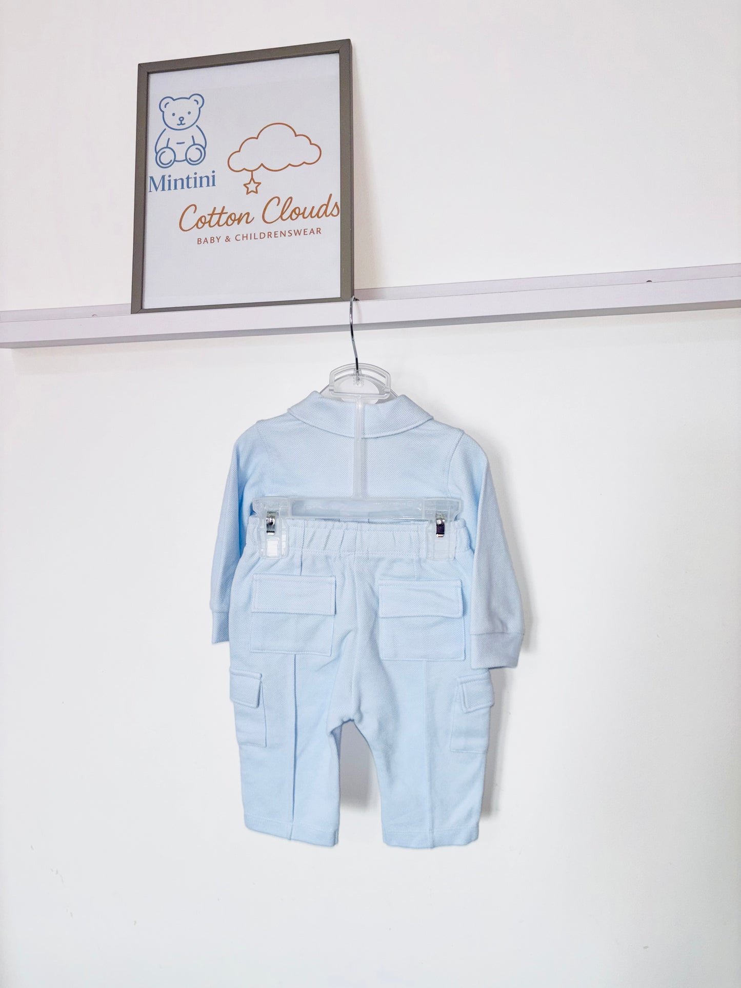 Mintini All Blue Polo Set