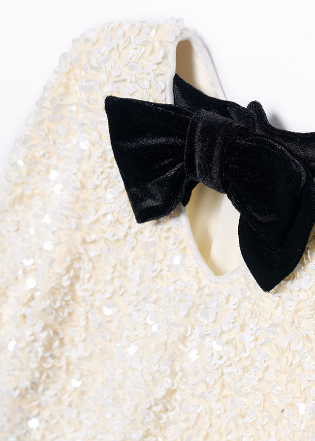Abel & Lula White Sequin Dress