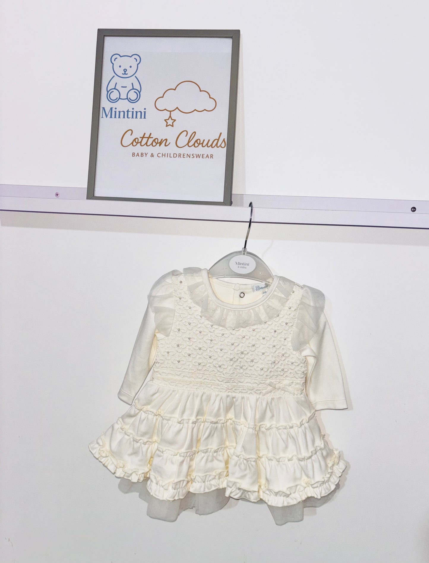 Mintini Ivory Pearl Dress AW25