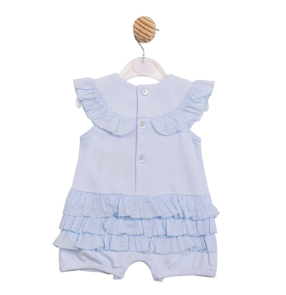 Mintini Blue Frill Romper