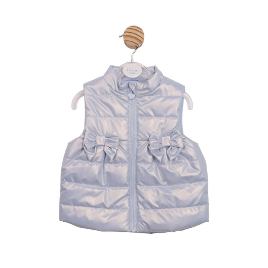Mintini Blue Bow Gilet